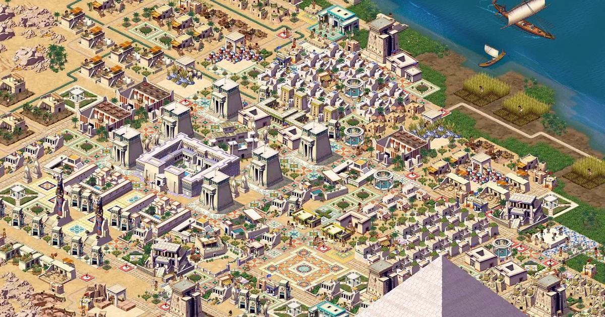 经典古埃及城市模拟游戏高清再临《法老：新纪元》公开新旧对比影片
