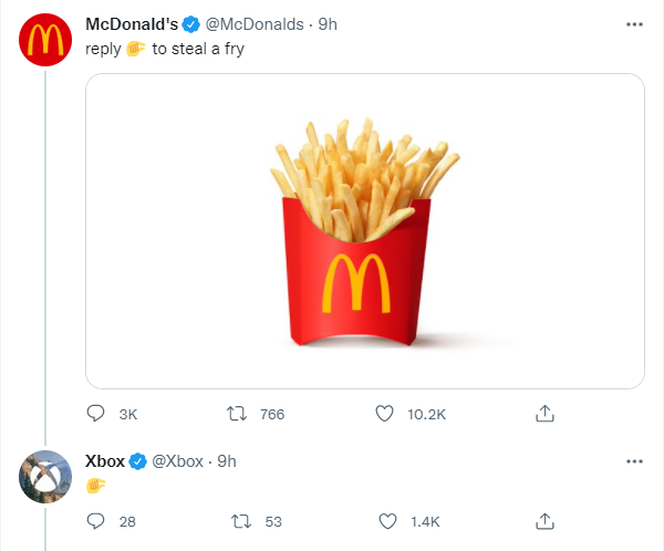 麦当劳和Xbox官方玩梗：你也想收购我吗？ 