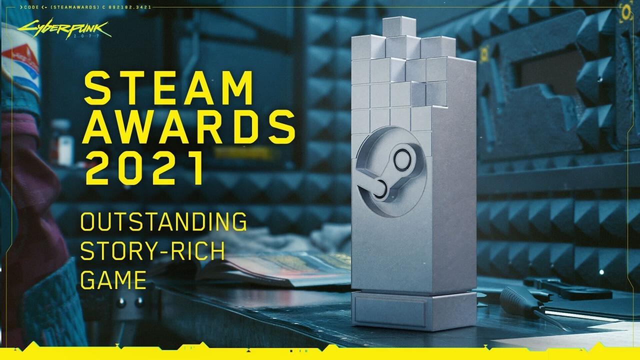《电驭叛客2077》获Steam年度「杰出剧情游戏」奖CDPR发文致谢玩家