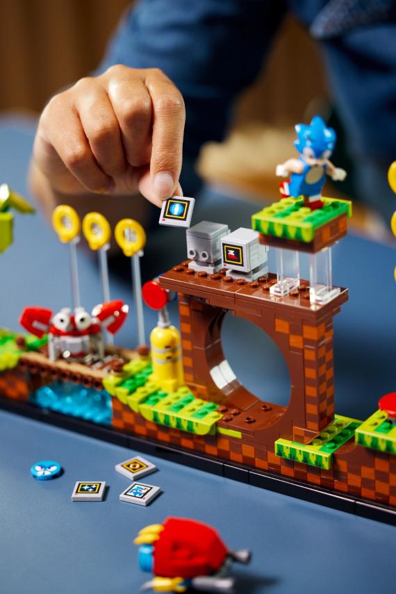 LEGO x SEGA 首度合作推出21331 Sonic The Hedgehog盒装玩具 挑战实体电玩最新体验