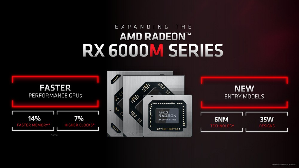 AMD 全新 Radeon RX 6000S 与 6000M 笔电 GPU 和 RX 6500 XT 显卡