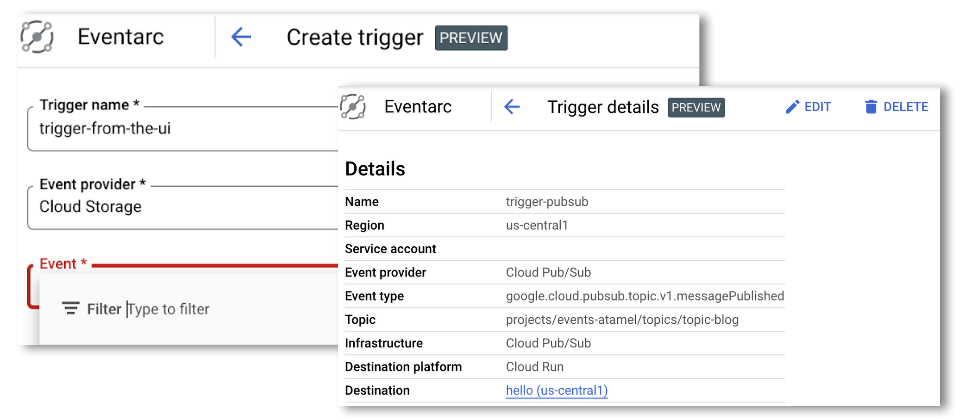 Google更新Eventarc用户界面、新增事件路由目的地