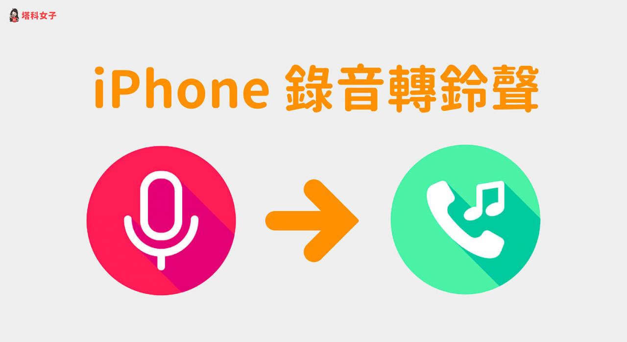 iPhone 录音档转铃声教学，免透过电脑直接在手机完成