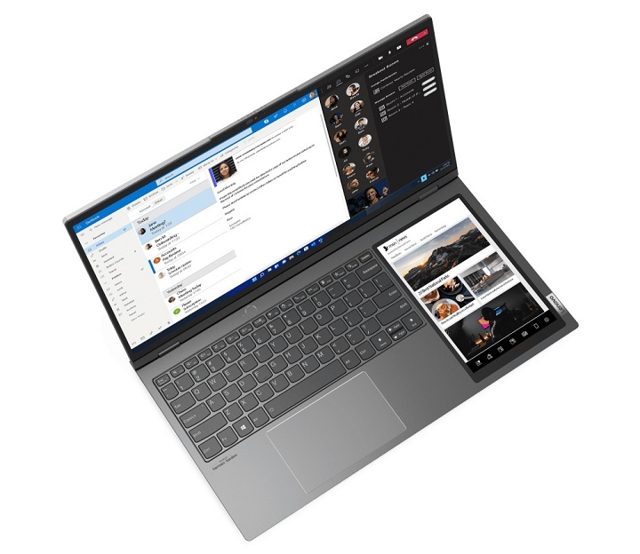 Lenovo 发布 ThinkBook Plus Gen 3 双屏幕笔记本，8 寸第二屏幕支持手写触控