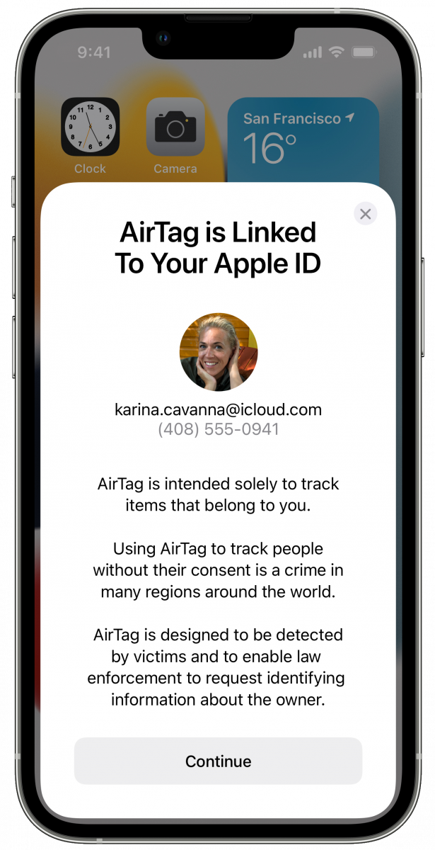 苹果要更新AirTag以防有人被追踪 