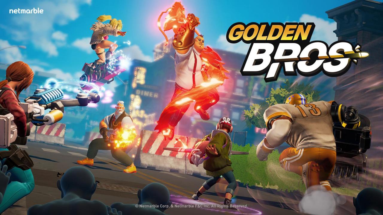 网石公开全新休闲射击游戏《Golden Bros》官方网站