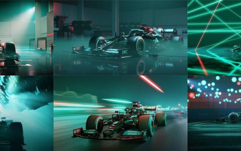 AMD Radeon PRO绘图卡与 Blender 3.0 为 Mercedes-AMG F1 W12 赛车创造令人惊艳的动画效果 