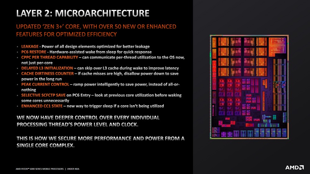 AMD Ryzen 6900HS 笔电处理器每瓦效能以 2.62x 赢过 i9-12900HK 