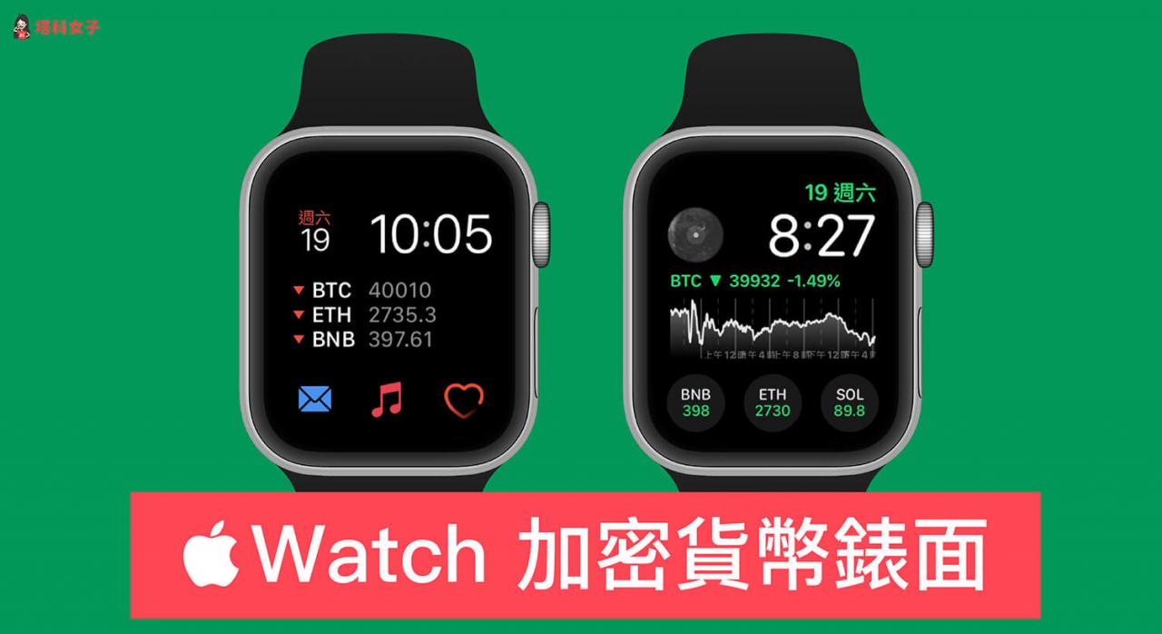Apple Watch 表面怎么显示加密货币价格？ 完整设定教学