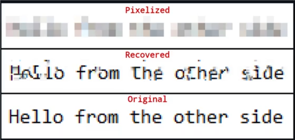 「马赛克」遮挡文字信息其实超危险！安全研究员简单破解，建议永远不要用「马赛克」 