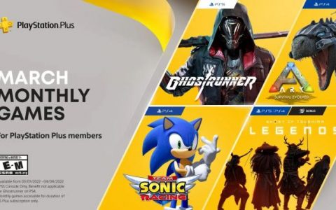 PlayStation Plus 3月份将免费提供《GTA Online》、《音速小子》及更多好康 