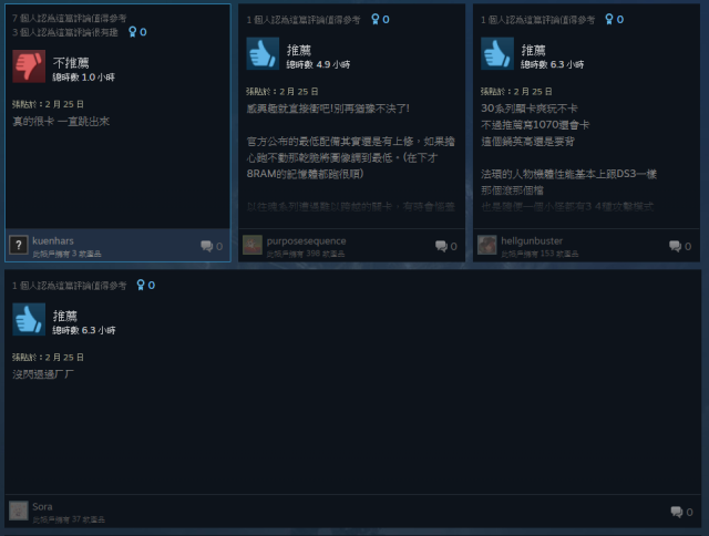 《艾尔登法环》PC版因掉帧、闪退等优化问题 Steam首发评价呈两极化