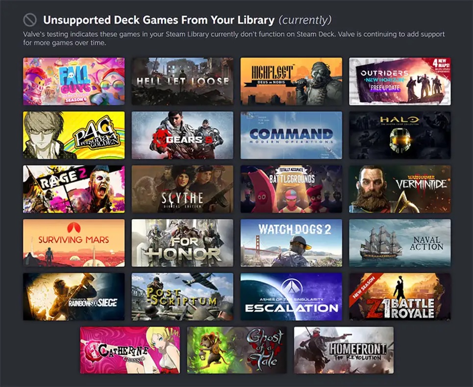 实测 Steam Deck 兼容性，810 款 Steam 游戏仅不到 10% 通过验证