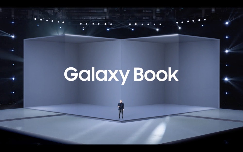 照片中提到了Galaxy Book，跟三星集团有关，包含了阶段、三星Galaxy Book、三星、三星电子、三星 Galaxy Book Pro （13）