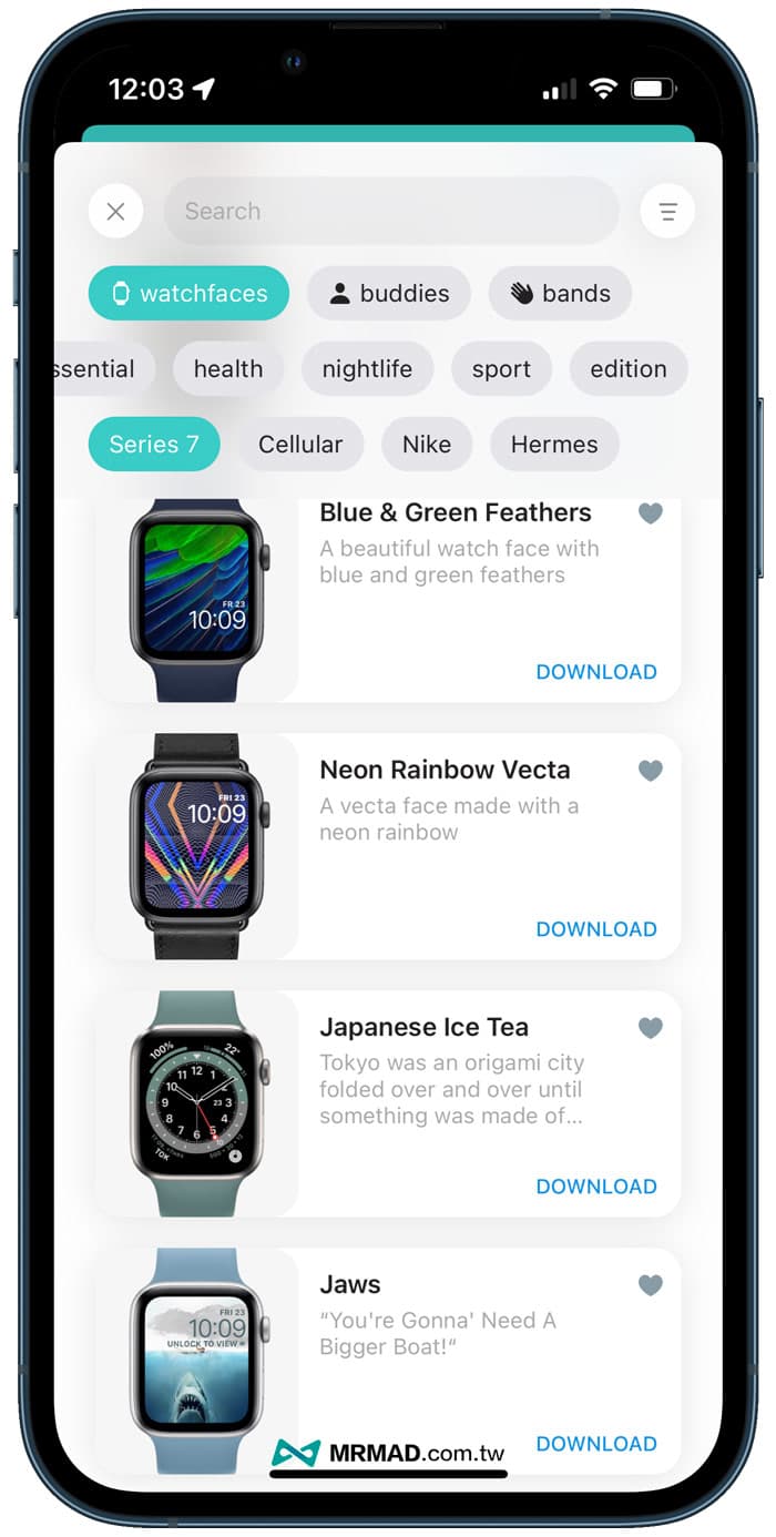 Apple Watch表面下载推荐 1. Buddywatch