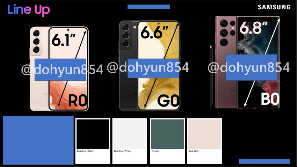 PPT外泄 SAMSUNG GALAXY S22 网上提早发布