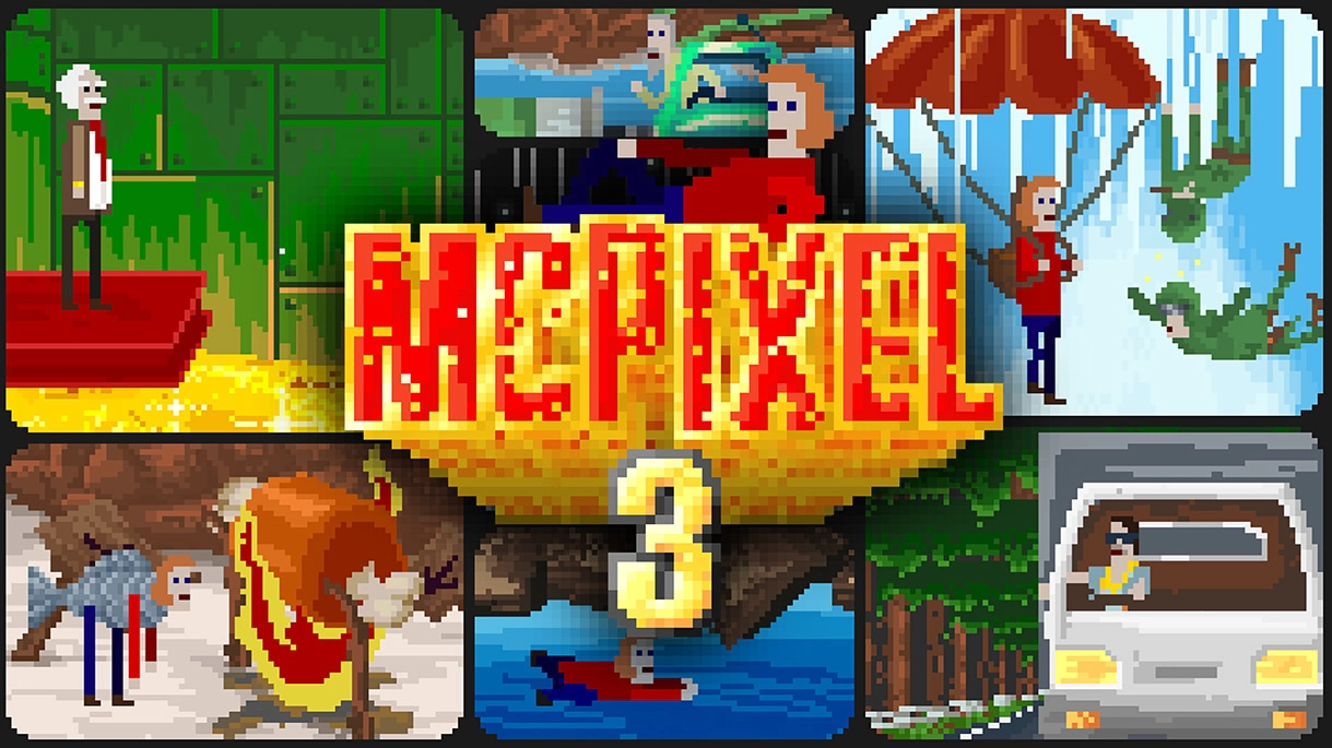 像素英雄McPixel加入Devolver Digital 准备爆笑拯救世界！ 《McPixel 3》将于2022年发行PC及其他平台版本 像素英雄McPixel加入Devolver Digital 准备爆笑拯救世界！ 《McPixel 3》将于2022年发行PC及其他平台版本