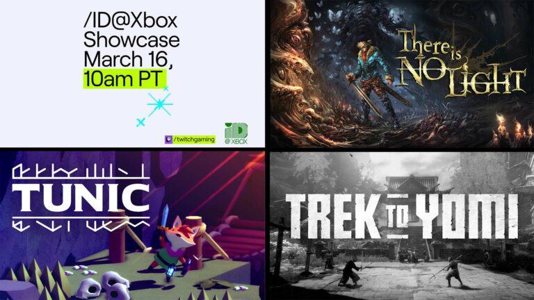 Xbox游戏直播ID@Xbox将于3月16日举行