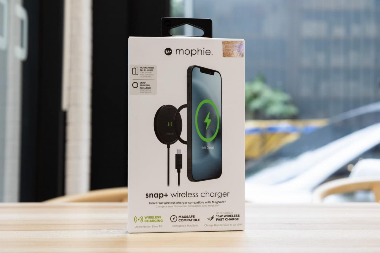 mophie Snap+MagSafe 15W磁吸无线快充充电盘