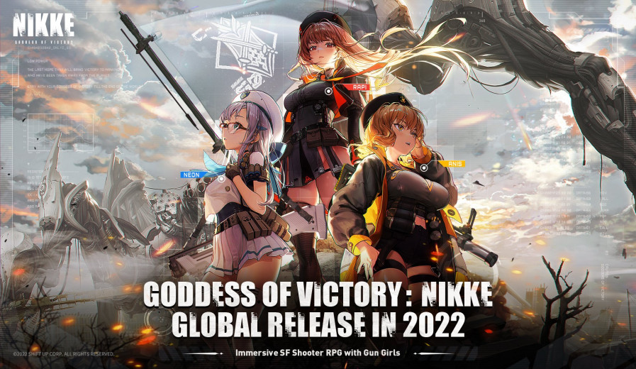 手游《NIKKE: Goddess of Victory》确定将在 2022 年内于全球发布，由腾讯 Level Infinite 负责发行！