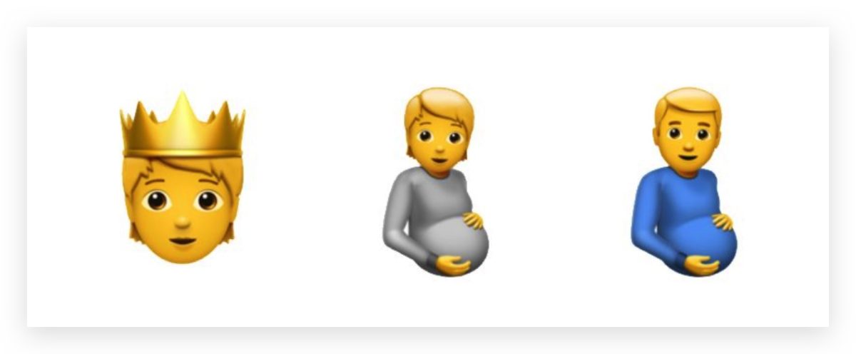 iOS 15.4 中性表情 emoji