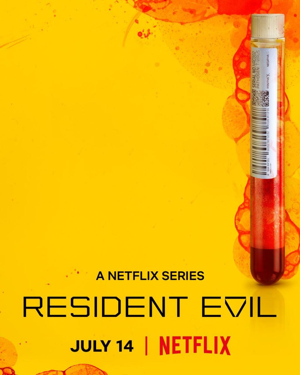 Netflix宣布《Resident Evil》真人剧集将于7月14日开播！释出了T病毒主题海报！