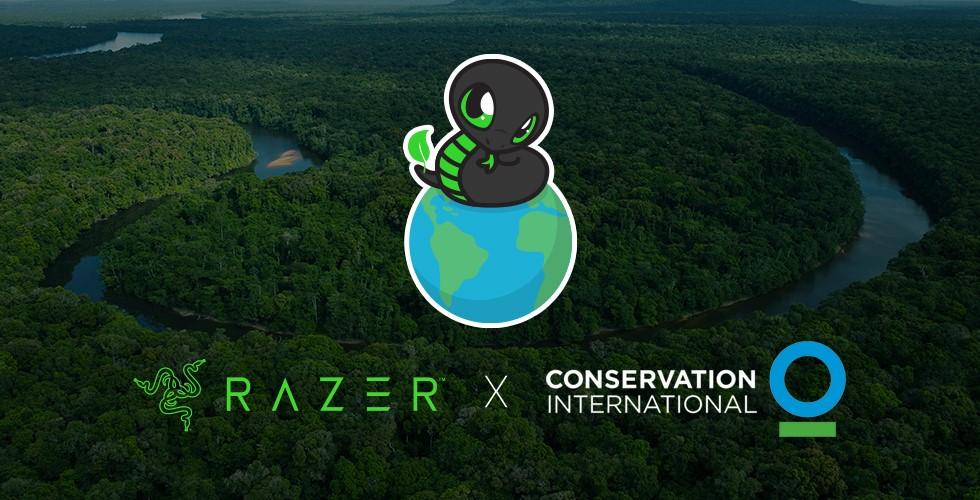 Razer环保小蛇Sneki Snek活动已成功守护1百万颗树！推出主题连帽衣并立下1千万颗树的目标！