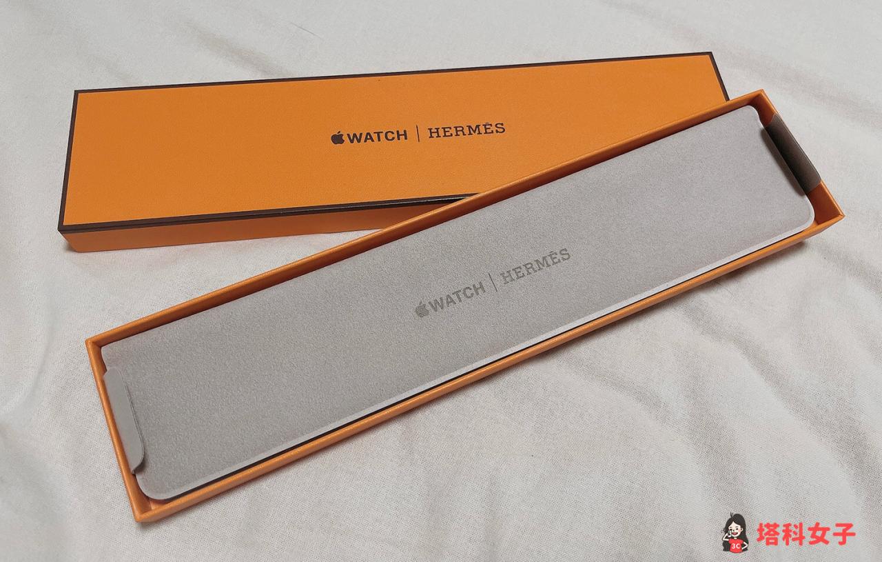 Apple Watch Hermès 表带开箱：表带收纳袋