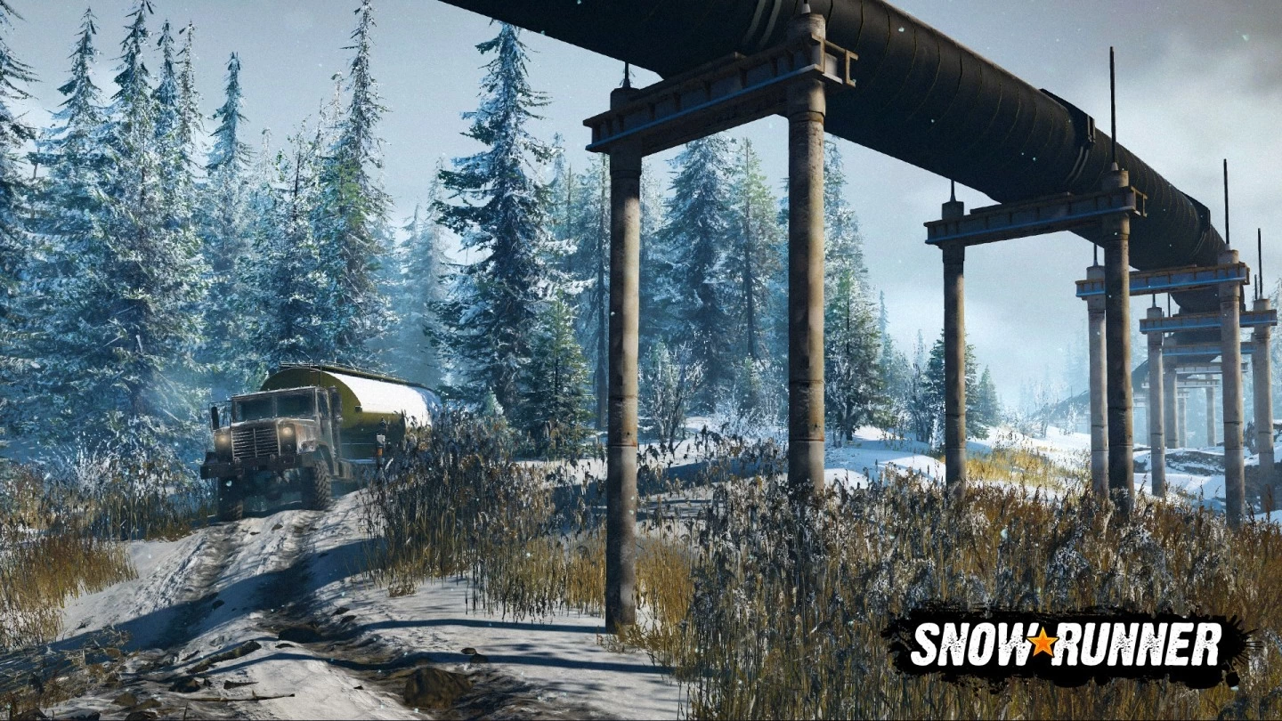 《SnowRunner 雪地奔驰》2022 年春天台版正式上架，驾驶越野大卡征服蛮荒险境