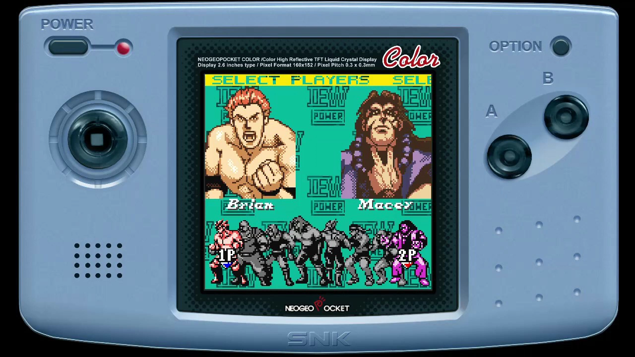 NEOGEO POCKET COLOR职业摔角游戏《BIG BANG PRO WRESTLING》在Nintendo Switch登场！