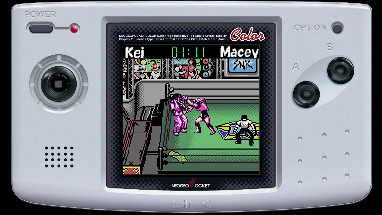 NEOGEO POCKET COLOR职业摔角游戏《BIG BANG PRO WRESTLING》在Nintendo Switch登场！