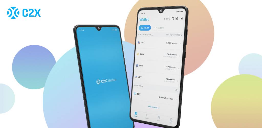 C2X Station是一个数字资产钱包，用户可以在其中安全地持有C2X代币