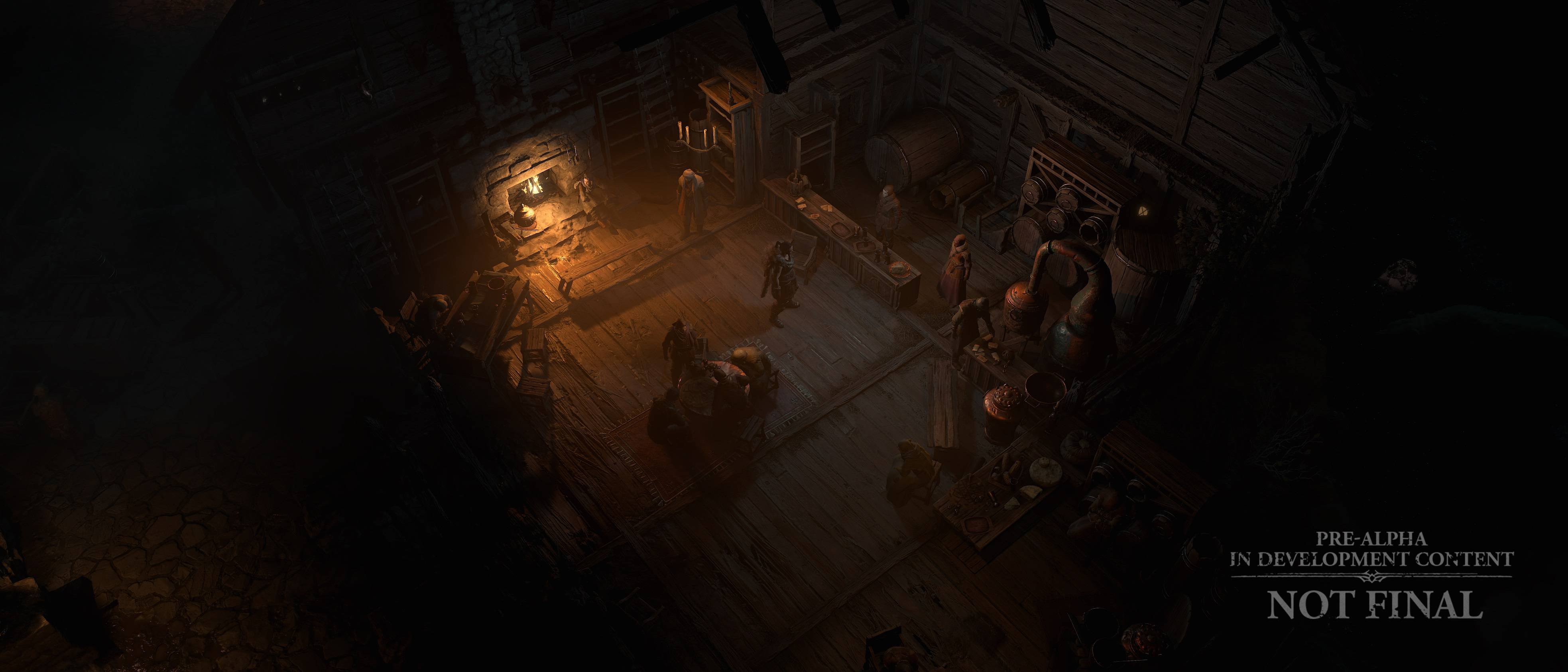 《暗黑破坏神 IV》将是该系列游戏中最黑暗、看起来最贴近真实的作品，但比起完全的写实，团队更注重营造出令人身临其境的游戏环境。