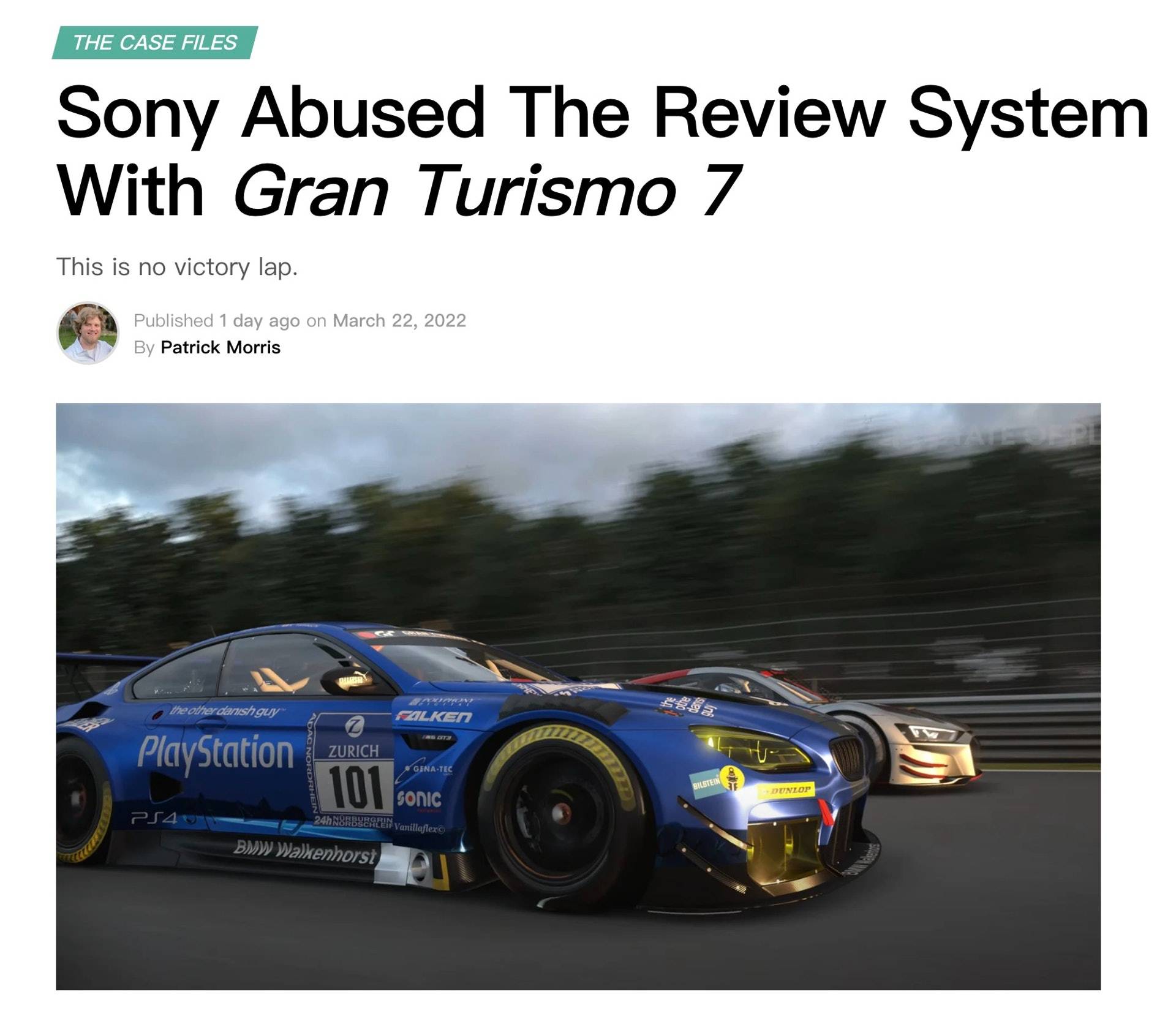 Sony Abused The Review System With Gran Turismo 7 - Goomba Stomp