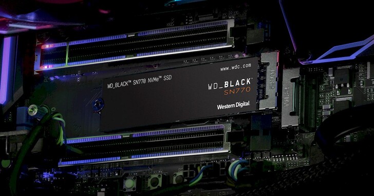 Western Digital 推出全新 WD_BLACK SN770 NVMe SSD， 最高读取速度达 5，150 MB/s