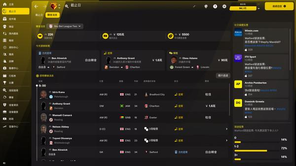 《Football Manager 2022》免费周活动 期限免费畅玩