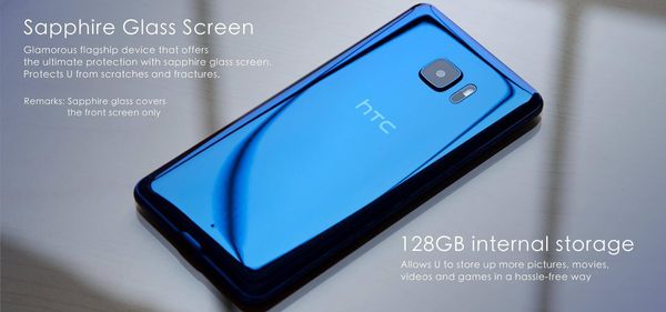 HTC 是少数在手机盖板上使用蓝宝石的厂商之一