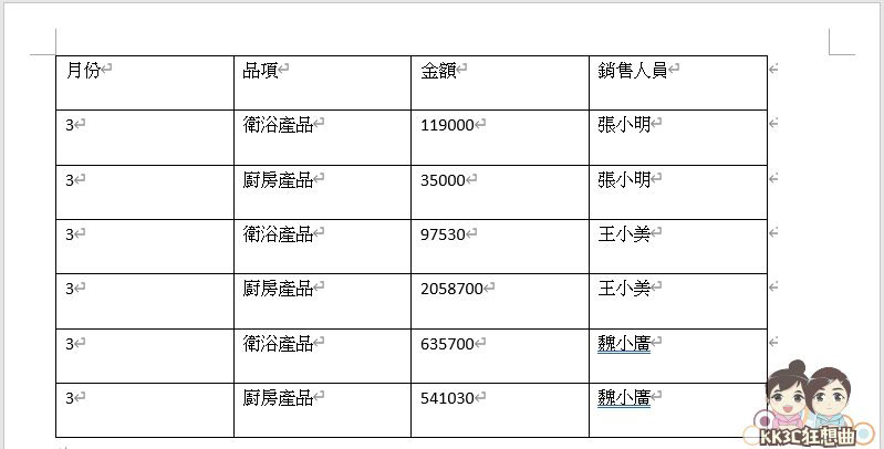 13招Word表格必学功能-11