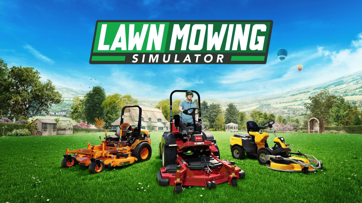 《Lawn Mowing Simulator》PS4/PS5中文版《草坪修剪模拟器》今日正式上市