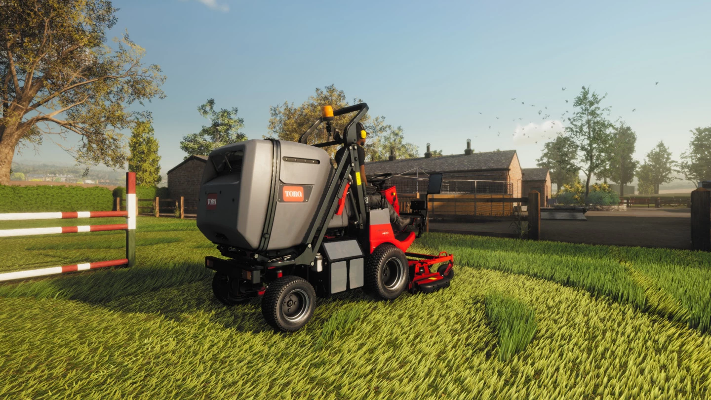 《Lawn Mowing Simulator》PS4/PS5中文版《草坪修剪模拟器》今日正式上市