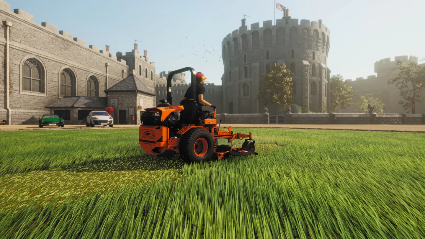 《Lawn Mowing Simulator》PS4/PS5中文版《草坪修剪模拟器》今日正式上市