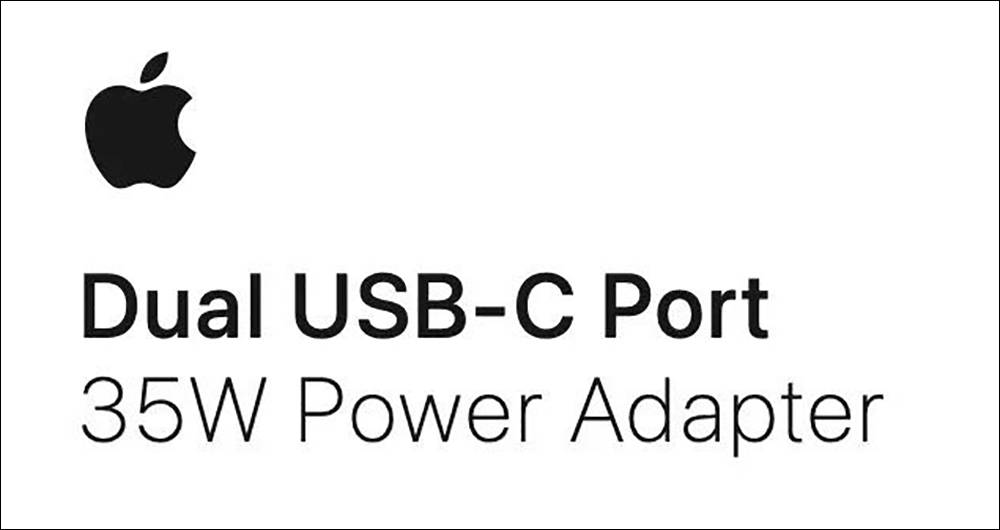 Apple 35W 双 USB-C 充电器照片曝光，支持最高 35W 输出、双 USB-C 充电接口、采可收折插头设计