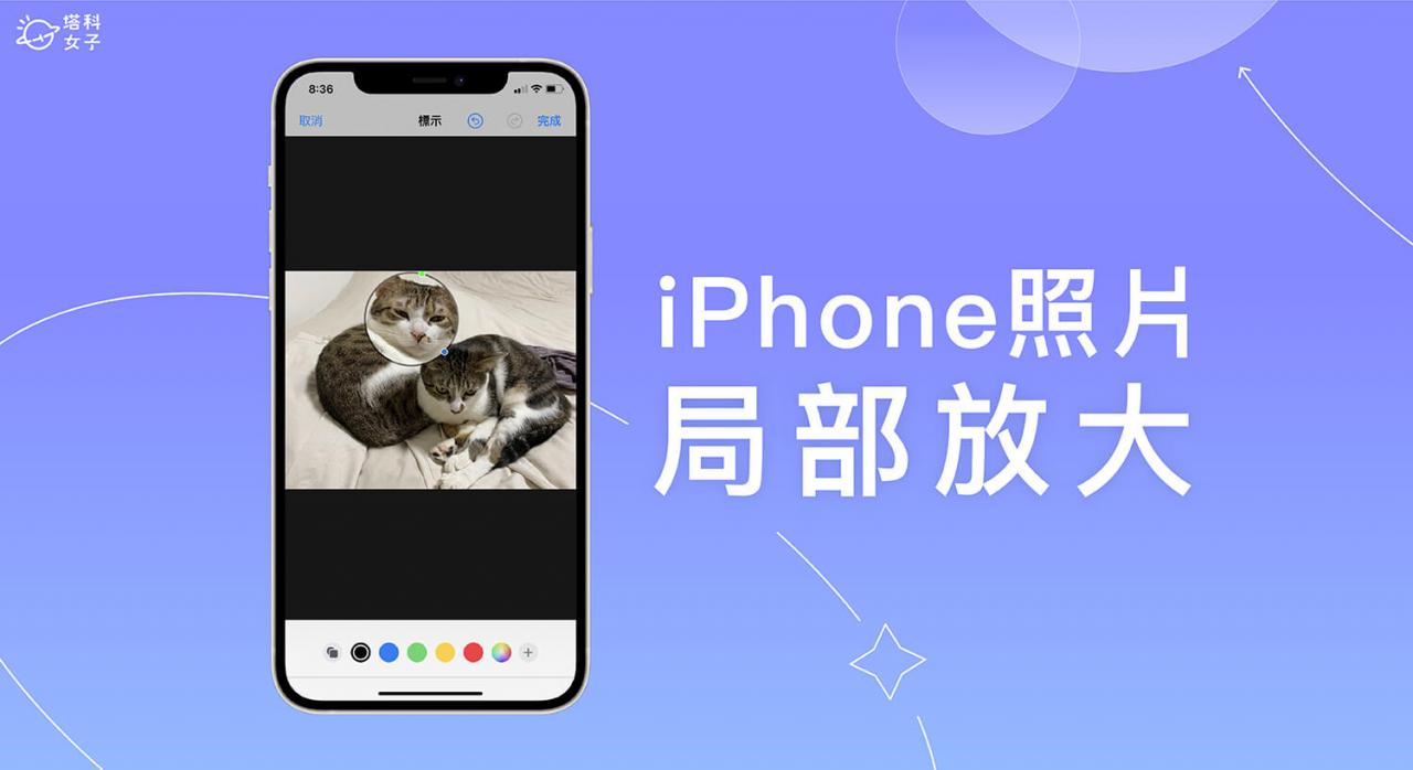 iPhone 局部放大及局部截图怎么用？ 照片内建「放大镜」教学