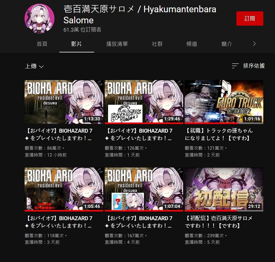 （图源：YouTube/壱百満天原サロメ）