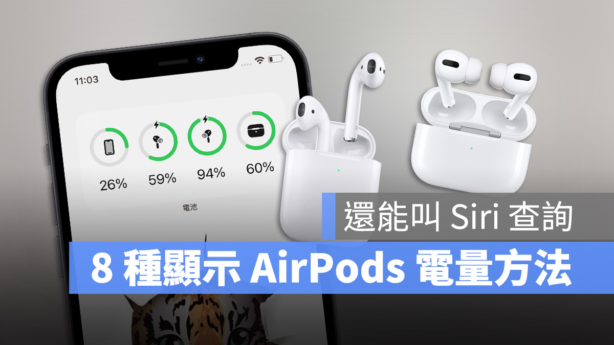 AirPods AirPods Pro 充电盒 电量查询