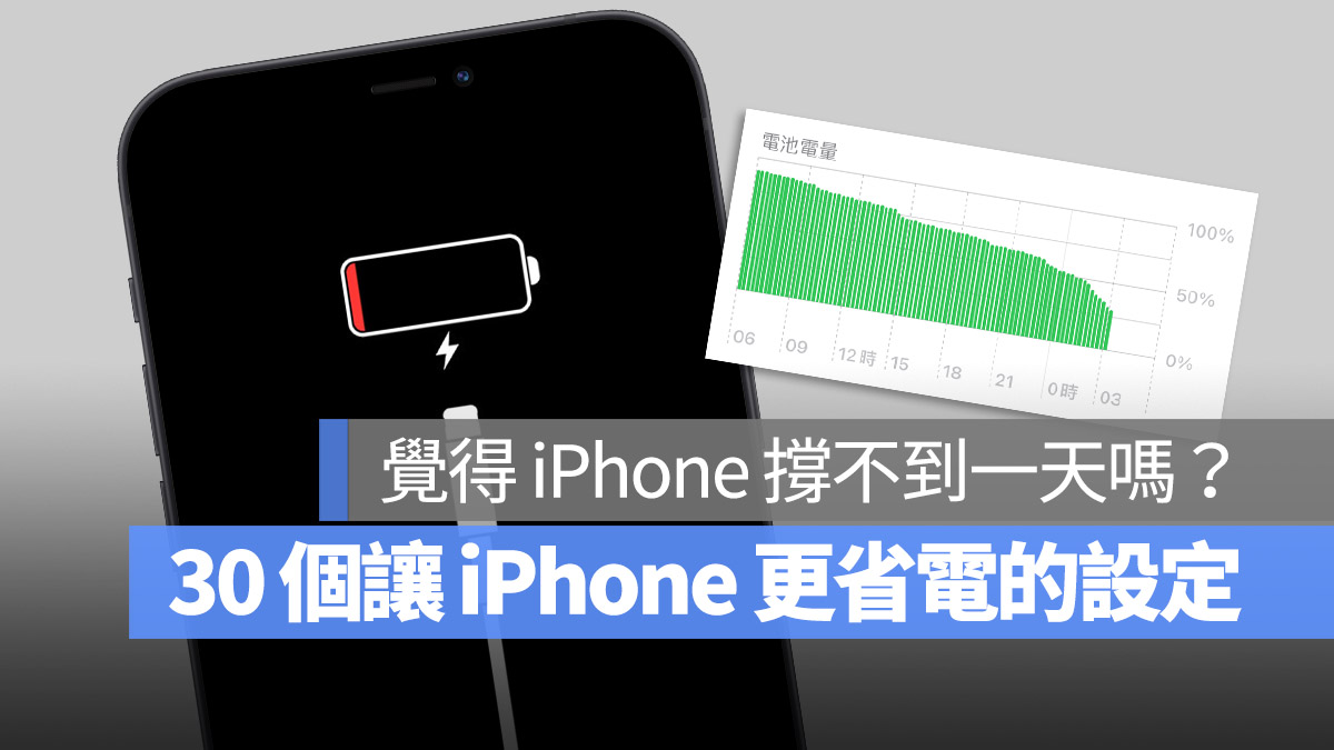 iPhone 耗电异常 省电 设定