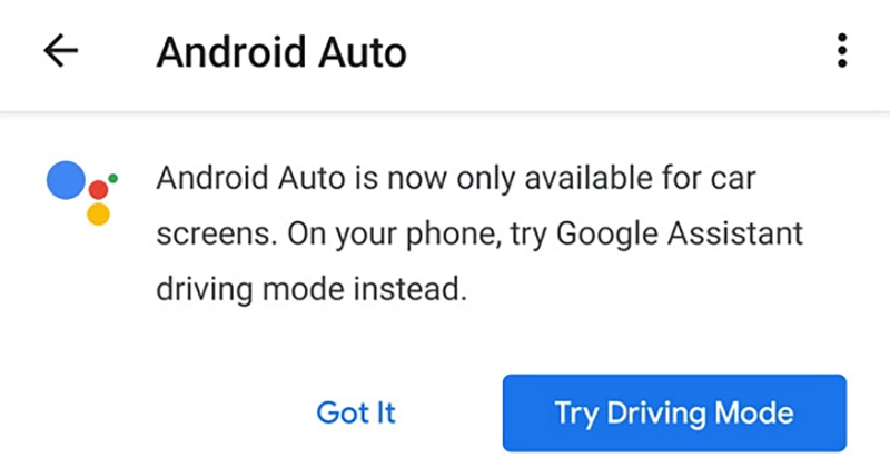 手机版 Android Auto 停止服务，正式被 Google 埋入坟墓