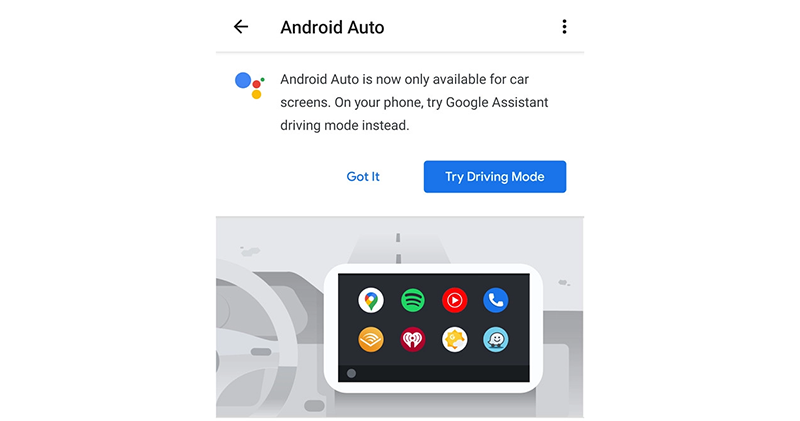 手机版 Android Auto 停止服务，正式被 Google 埋入坟墓