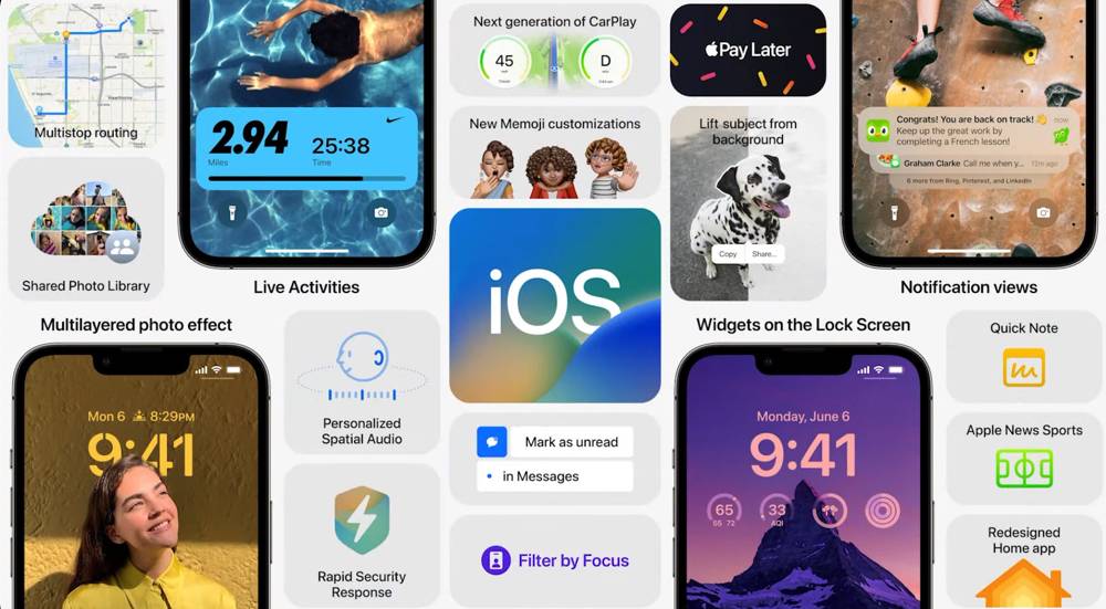 iOS 16、iPadOS 16、watchOS 9 和 macOS Ventura 可升级型号完整名单列表