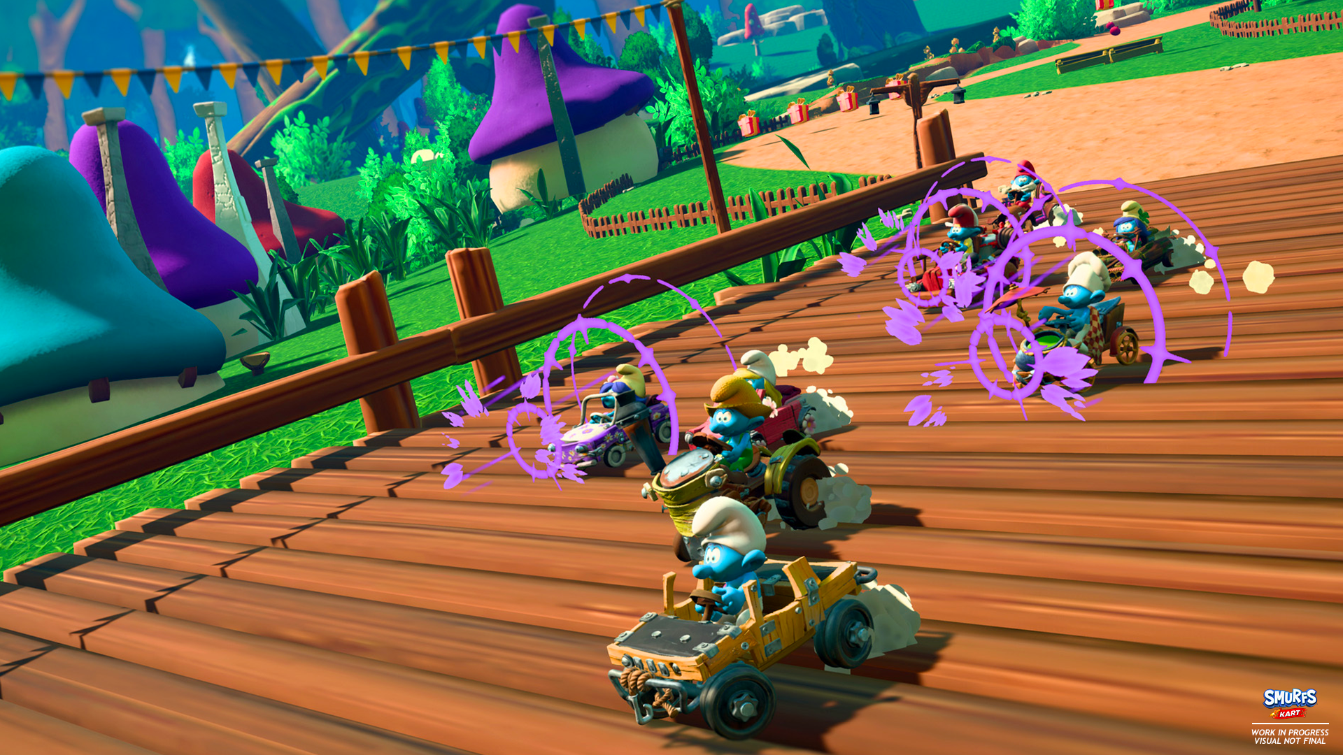 蓝精灵也要来赛车啦！《Smurfs Kart》将于这个冬季登陆Switch平台！